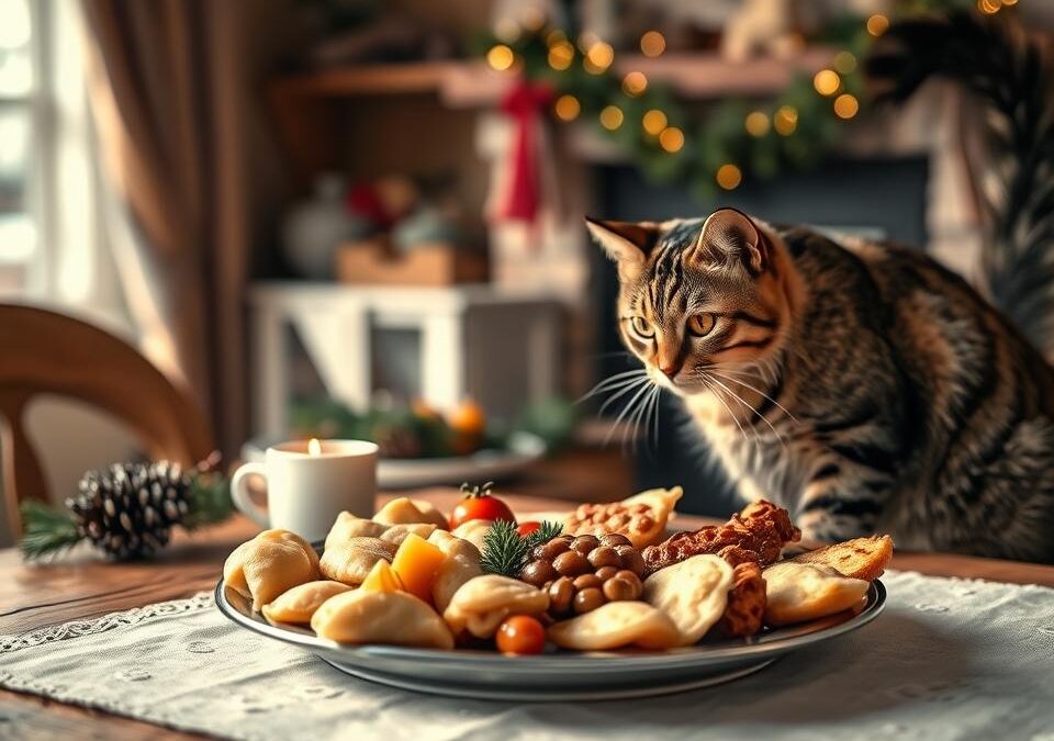 Czego NIE dawać kotu w święta?