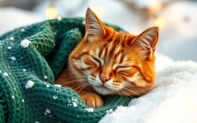 Kot na świątecznej kartce – jak go sfotografować?