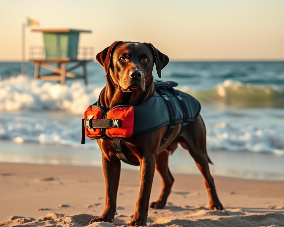 trening-psa-ratownika-wodnego trening psa ratownika wodnego