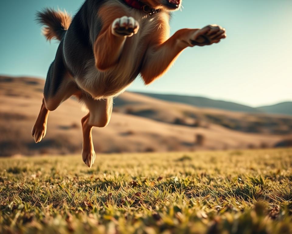 trening skoku w dal dla psów
