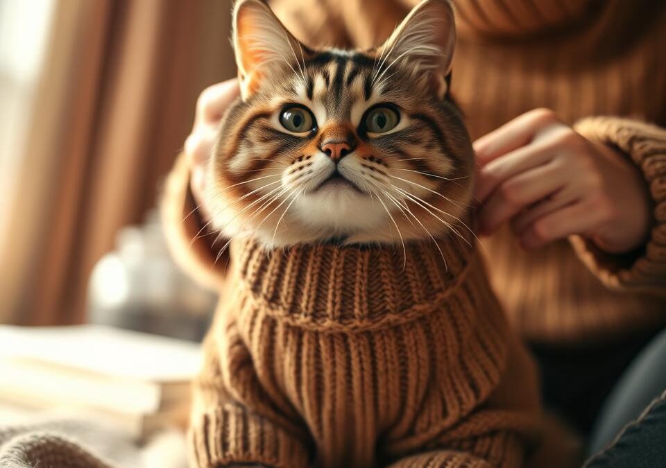 Jak ubrać kota, jeśli to konieczne?