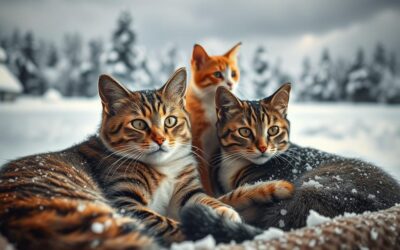 Blog o kotach 21 Zachowanie kotów podczas zimowej burzy