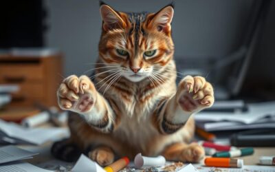 Zarządzanie destrukcyjnym zachowaniem kota – Wszystko, co musisz o tym wiedzieć!