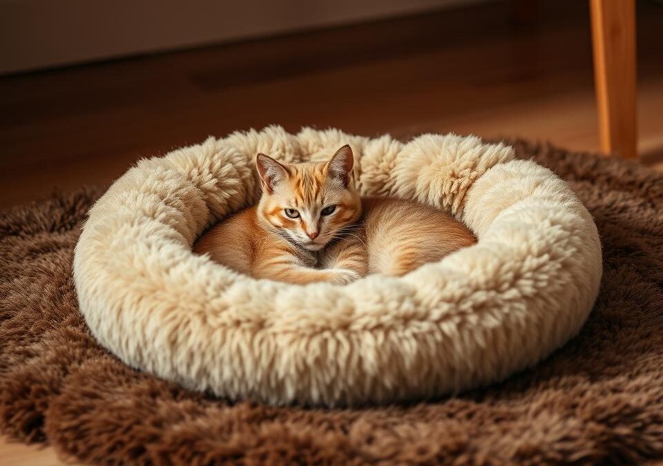 Kot i zimna podłoga – porady na ciepłe legowisko