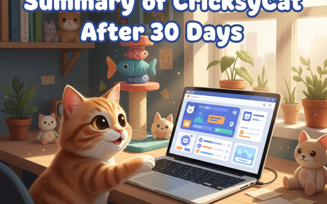 Co wydarzyło się po 30 dniach na CricksyCat? – prawdziwe podsumowanie