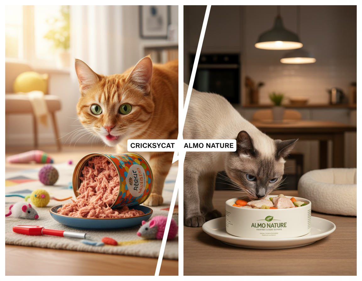 CricksyCat mokra vs Almo Nature