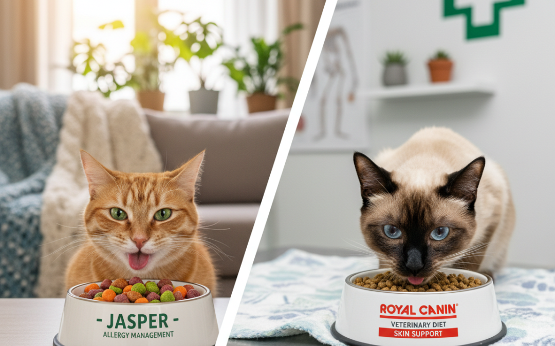Na alergie skórne u kotów: Jasper czy Royal Canin?