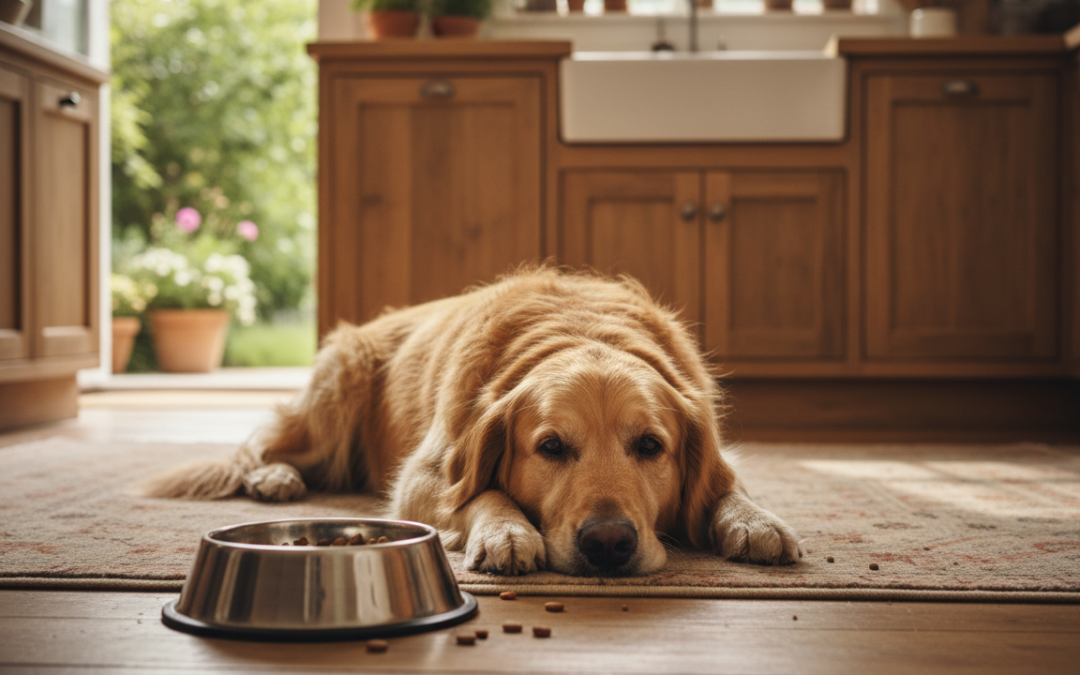 Dlaczego nie należy ruszać psa po posiłku?