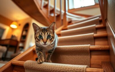 Blog o kotach 18 Bezpieczne korzystanie ze schodów przez kota – Wszystko, co musisz o tym wiedzieć!