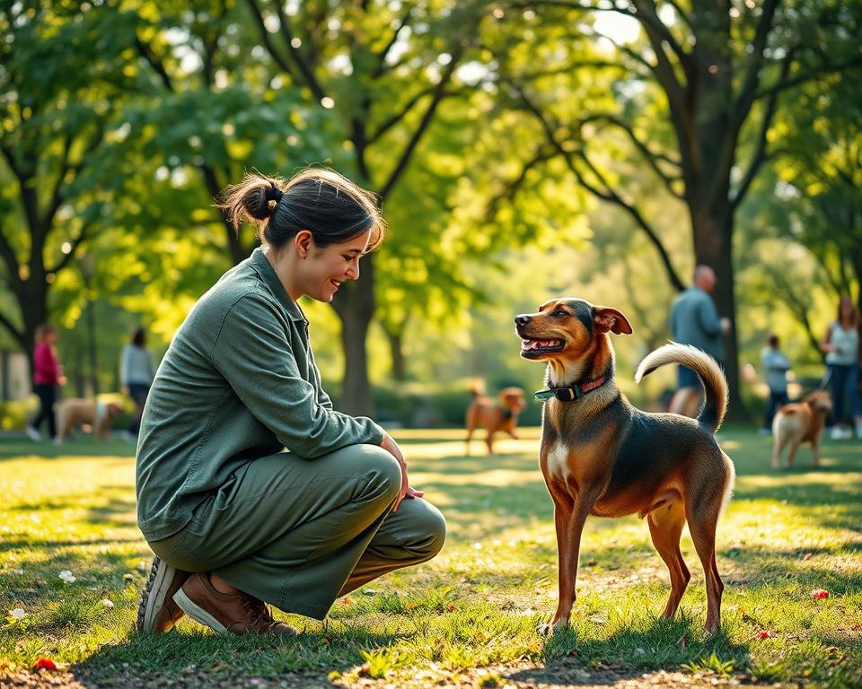 dawanie przykładu jako opiekun psa