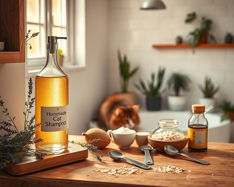domowy szampon dla kota