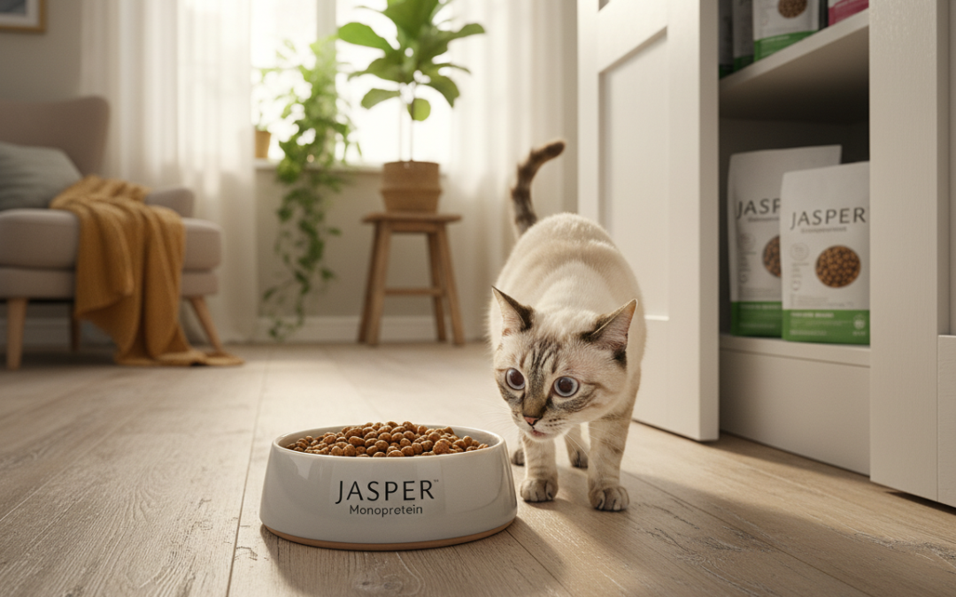 Alergiczne koty i monoproteinowa karma Jasper – 3 historie sukcesu