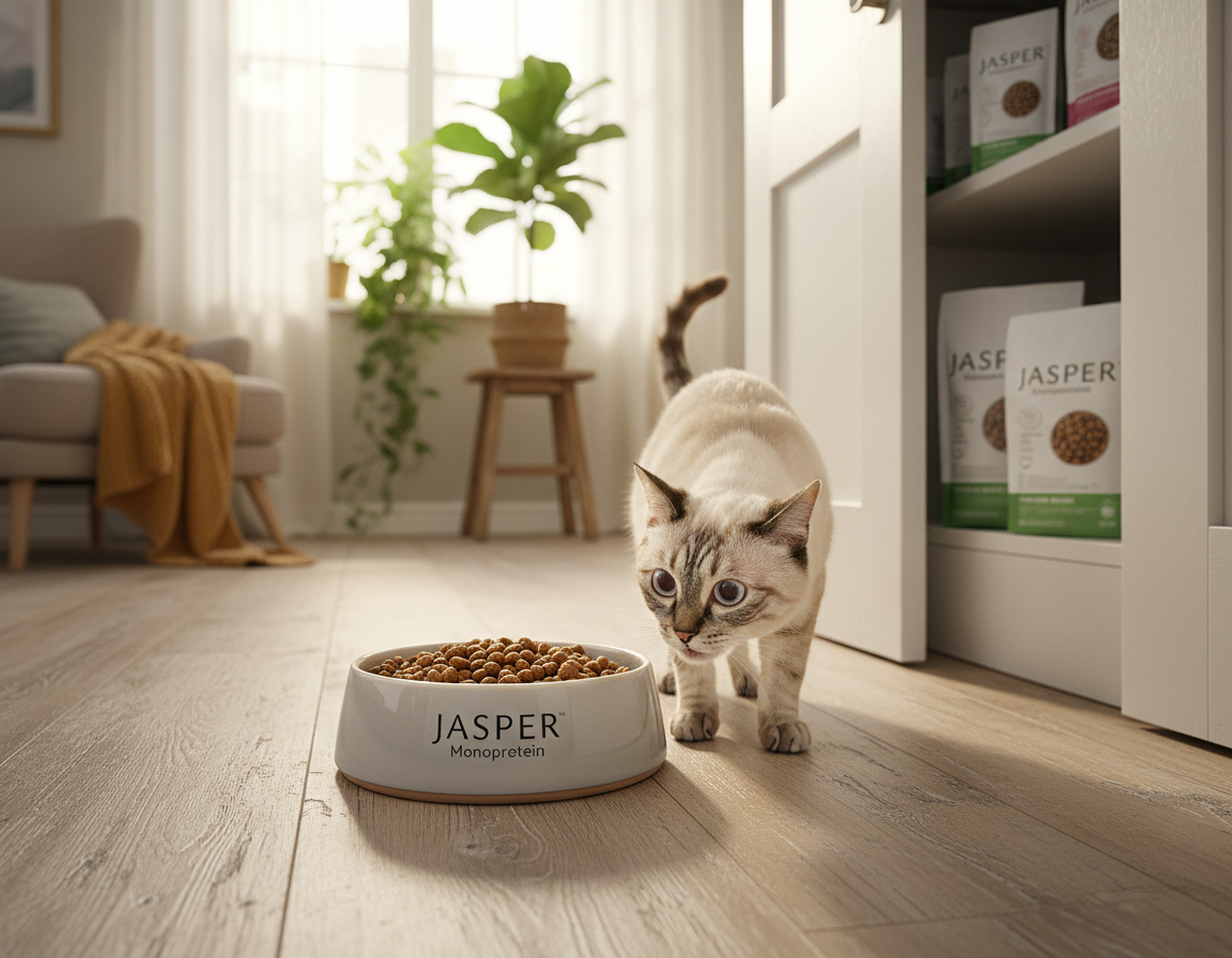 Alergiczne koty i monoproteinowa karma Jasper – 3 historie sukcesu