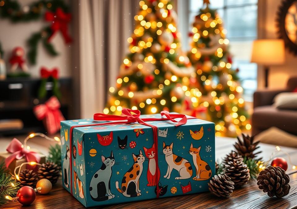 Kocia gra planszowa na prezent – świąteczne perełki
