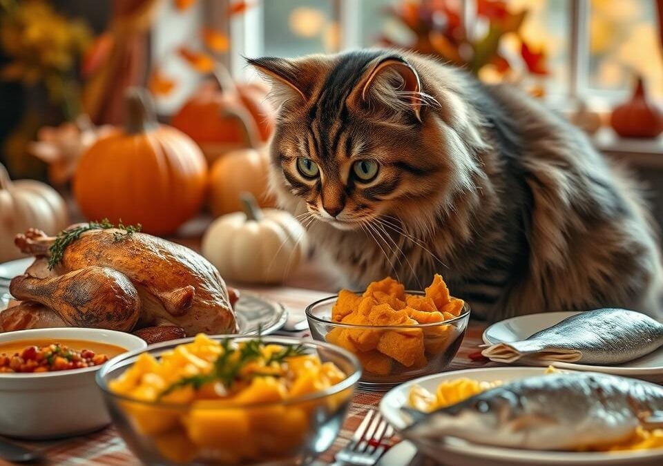 Twój kot też będzie wdzięczny – kocie menu na Święto Dziękczynienia (które może jeść!)