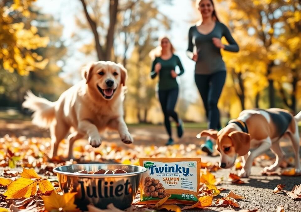 Juliet + olej z łososia Twinky czy Ted + Twinky na stawy – doświadczenia u aktywnych psów