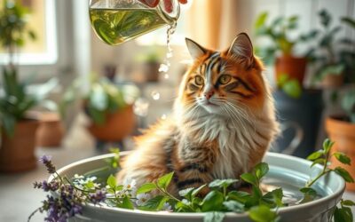 Kąpiel kota z użyciem ziół – Wszystko, co musisz o tym wiedzieć!