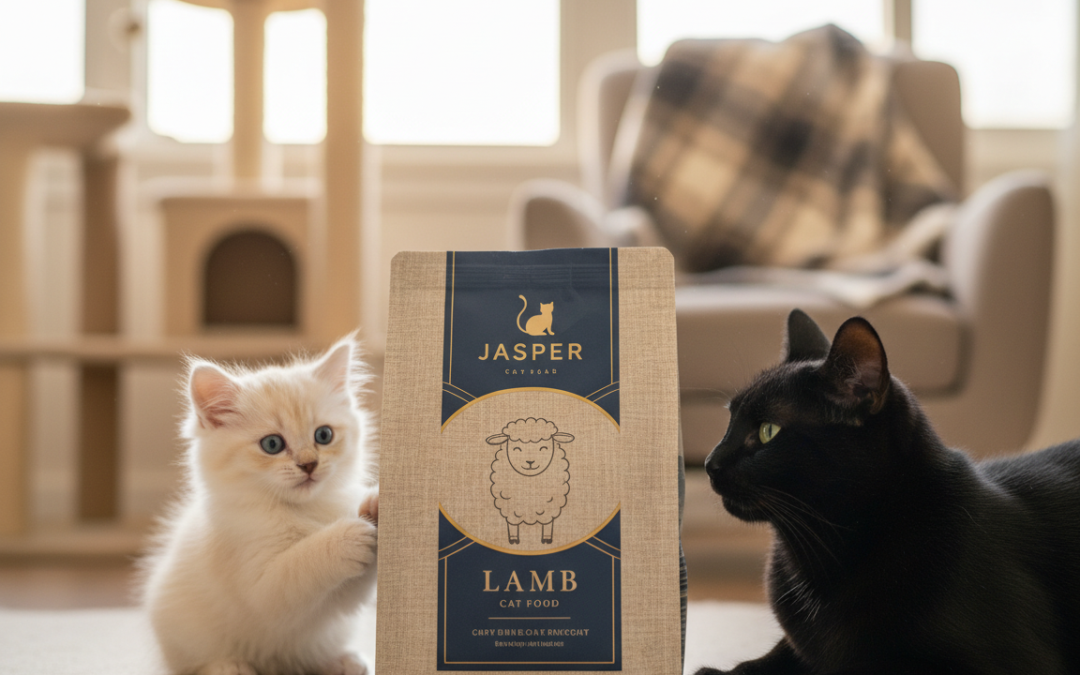 Jagnięca karma Jasper dla małych i dużych kotów – link do sklepu