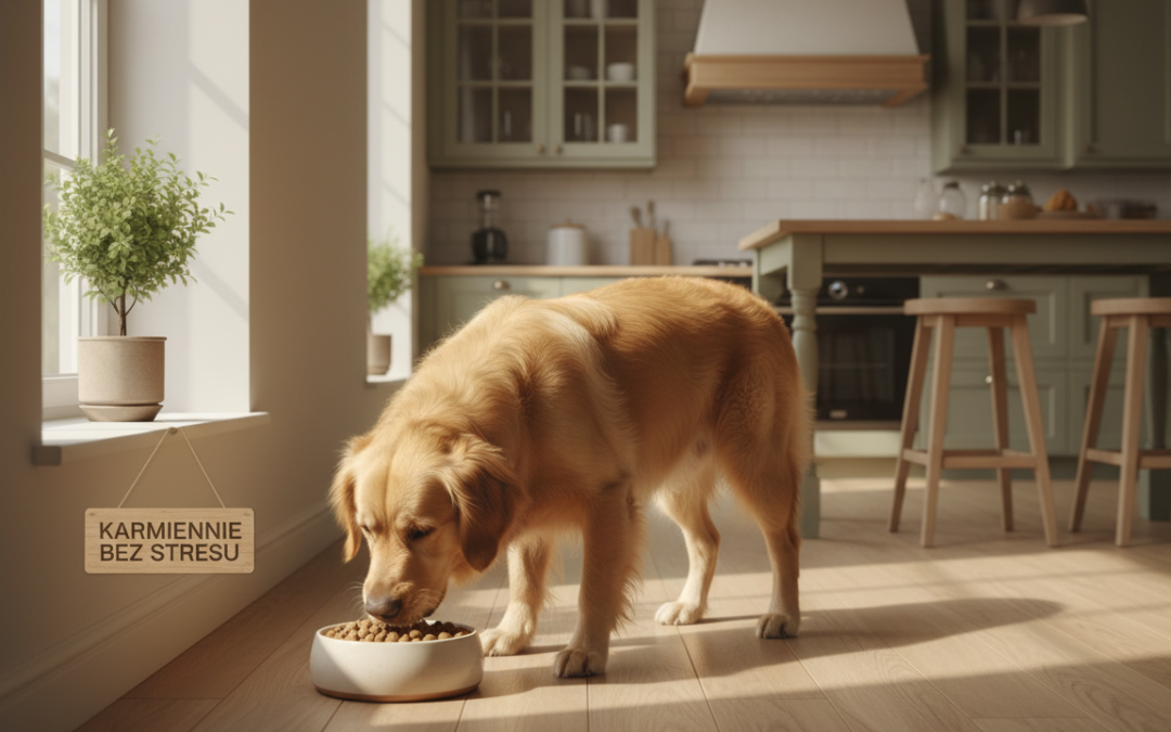 Nie przeszkadzajmy psu podczas jedzenia – karmienie bez stresu