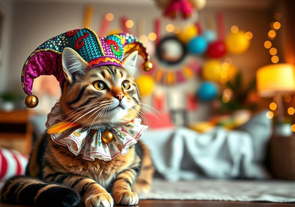 Karnawałowy strój dla kota – możliwe, że mu się spodoba