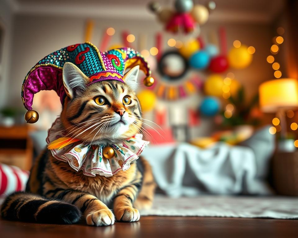 karnawałowy kostium dla kota