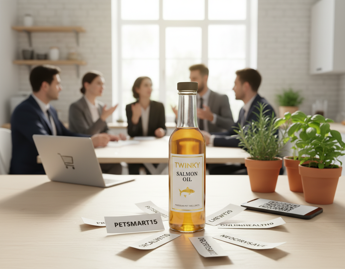 kod rabatowy na olej z łososia Twinky