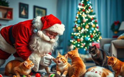 Blog o kotach 17 Koty i Mikołaj – czy to może być wspólna zabawa?