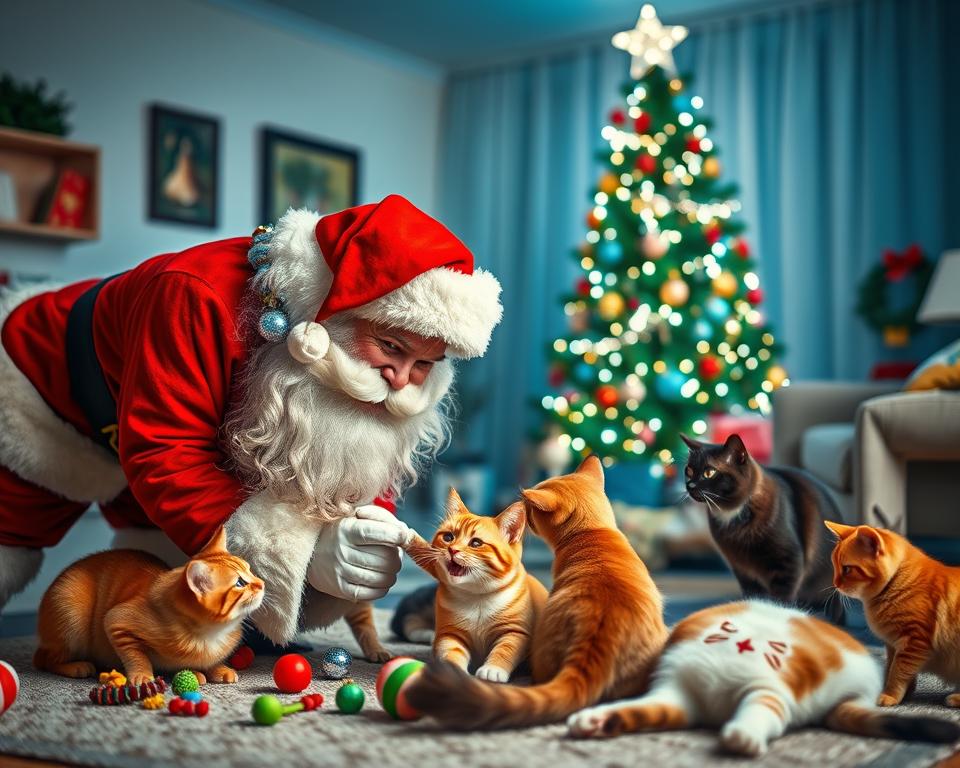 mikołajkowa niespodzianka dla kota