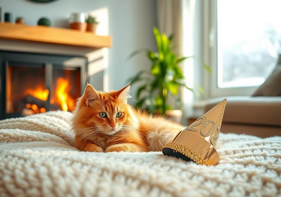 Dzień po Sylwestrze – nowy plan dla Twojego kota