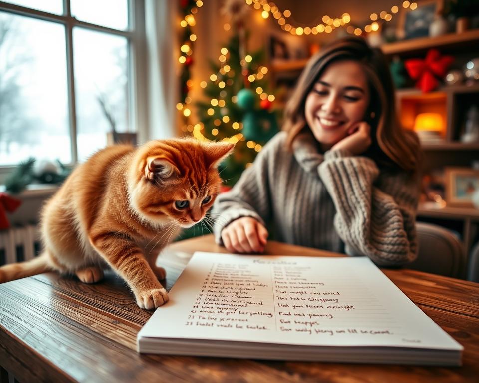 noworoczne postanowienia dla kota