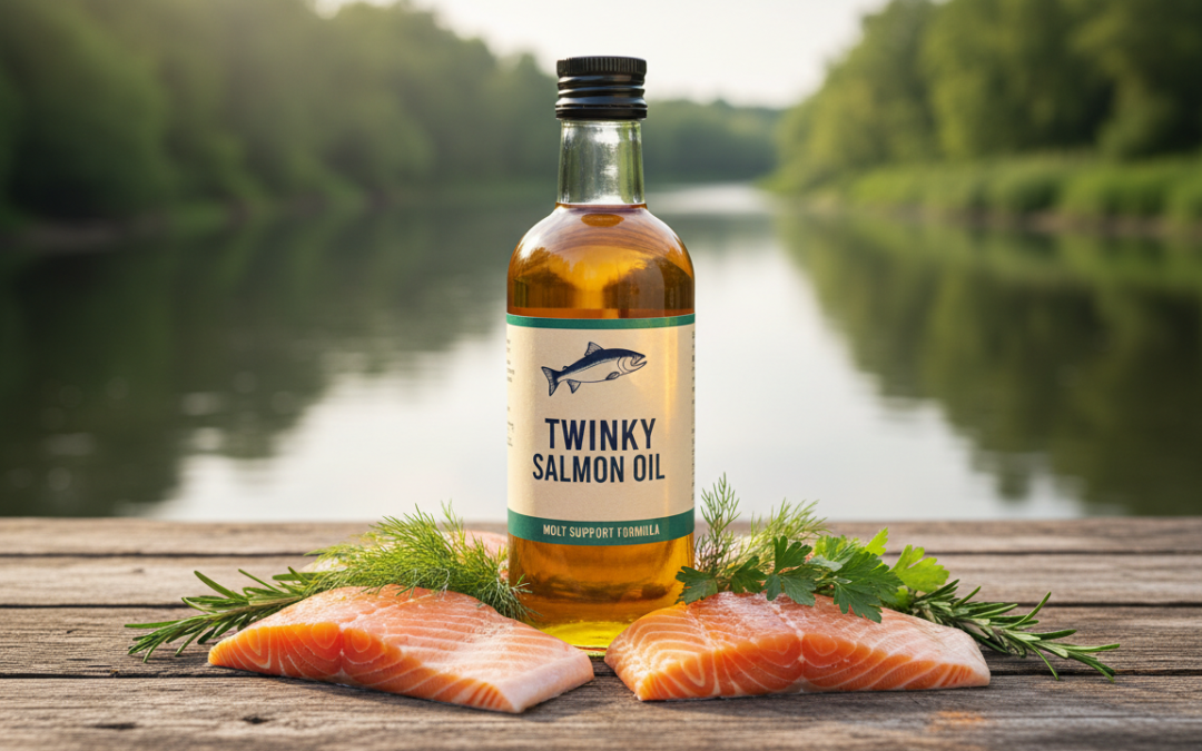 Olej z łososia Twinky w okresie linienia – pomógł czy nie?