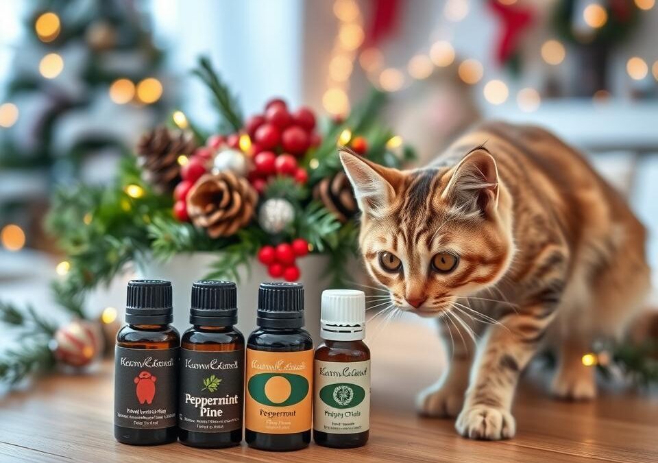 Koty i świąteczne olejki eteryczne – których lepiej unikać