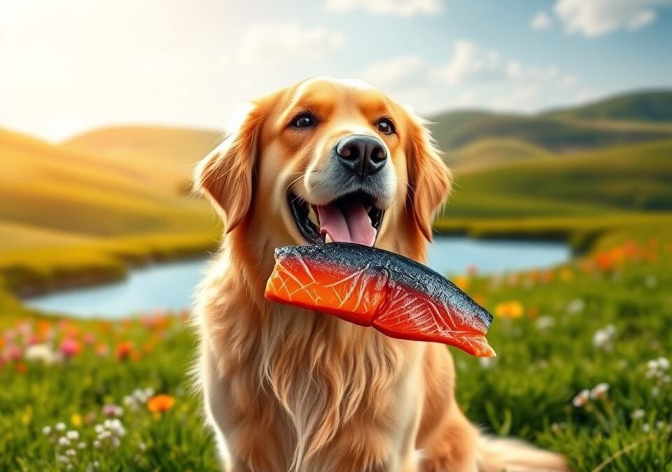 Kwasy omega-3 dla psów – prawdziwa siła łososia