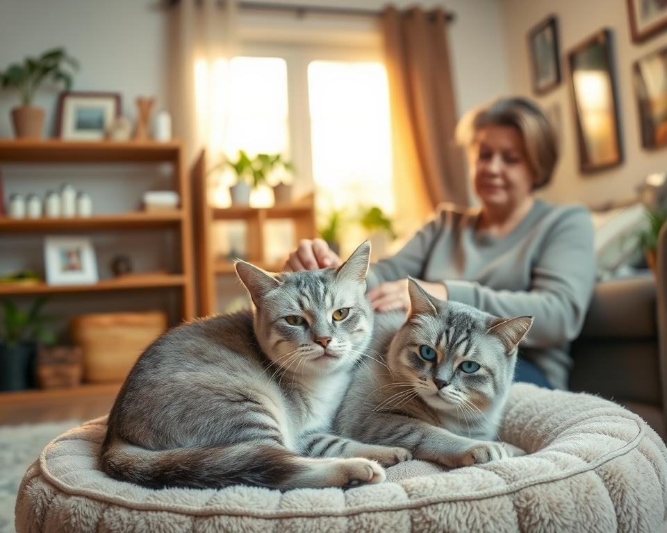 pielęgnacja skóry starszego kota