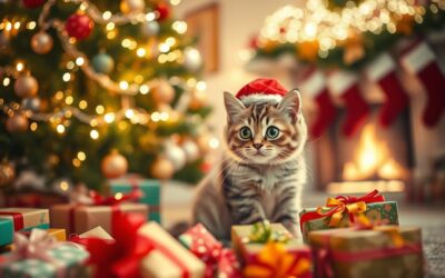 Blog o kotach 18 Pierwszy Mikołaj Twojego kota – jak uczynić go niezapomnianym?