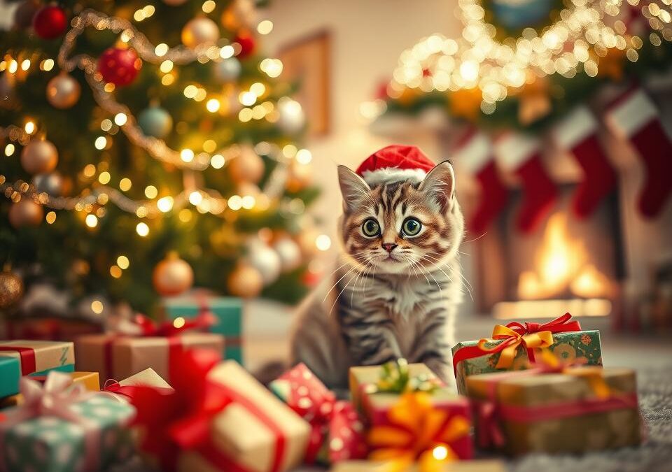 Pierwszy Mikołaj Twojego kota – jak uczynić go niezapomnianym?