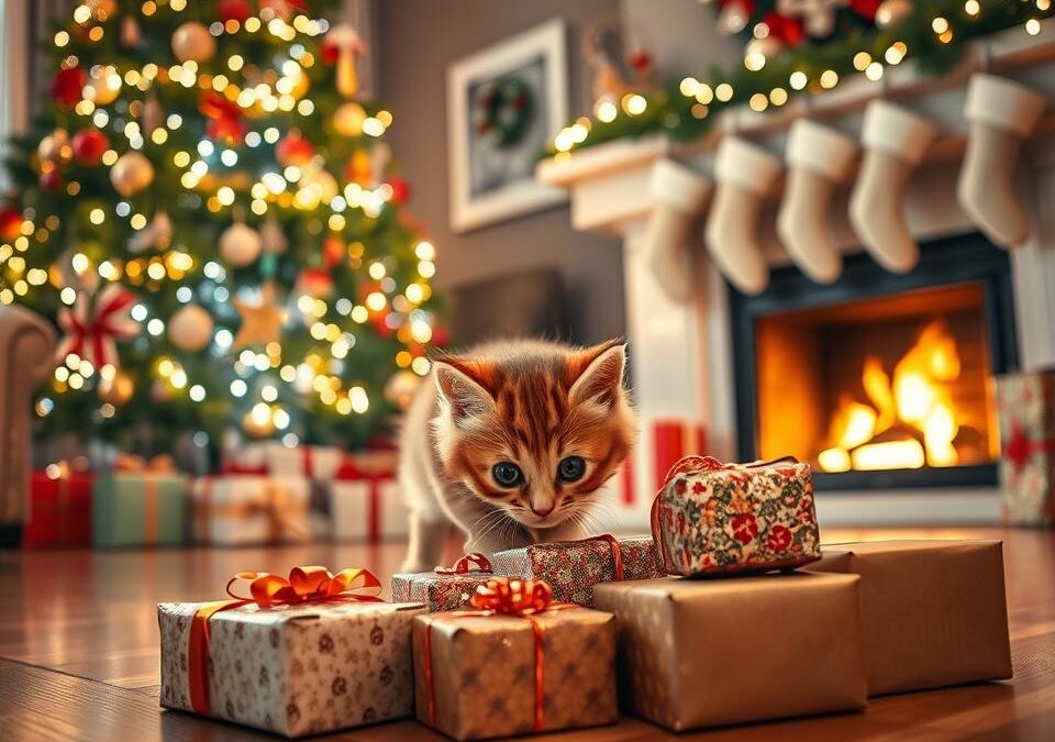 Pierwsze Święta Twojego kota – poradnik dla początkujących opiekunów