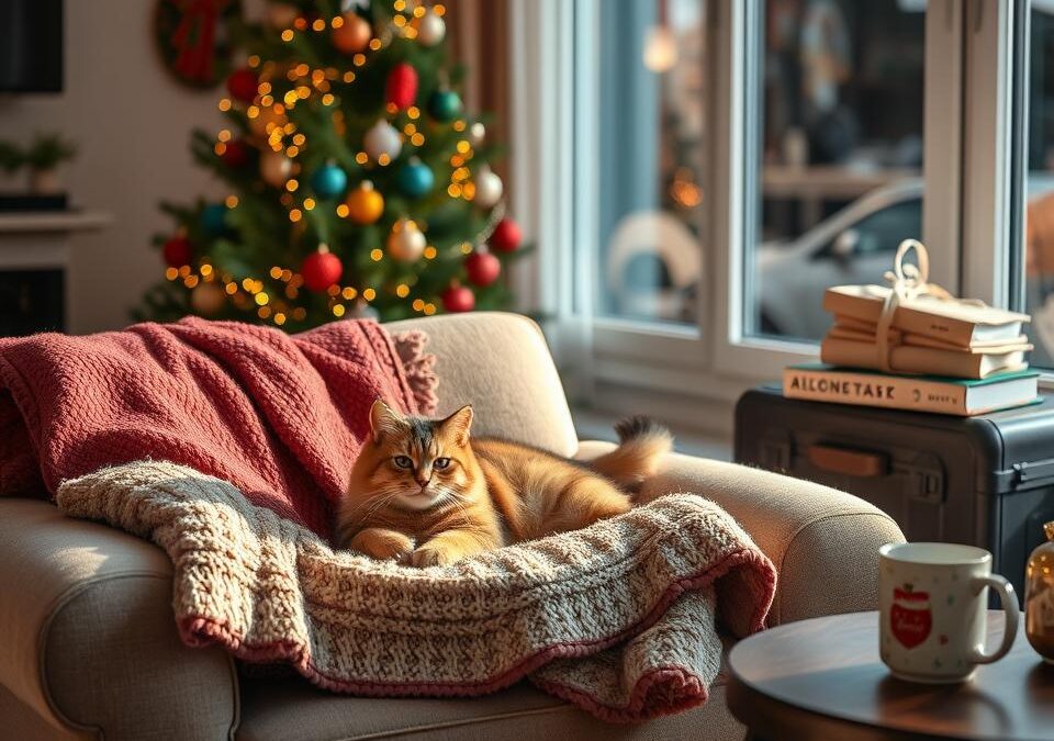 Wyjeżdżasz na święta? Jak się przygotować, gdy kot zostaje w domu