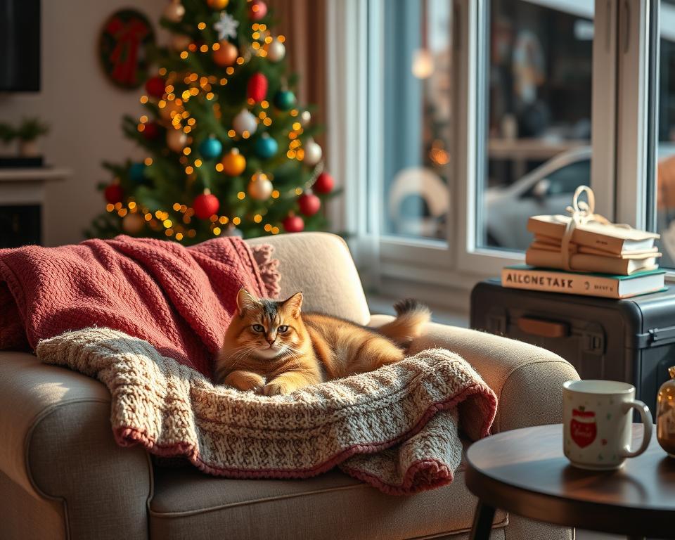 podróż z kotem w czasie świąt