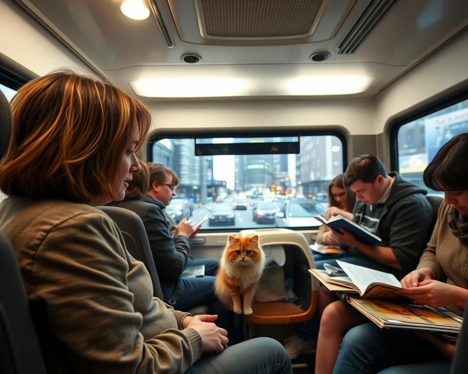 podróżowanie z kotem autobusem