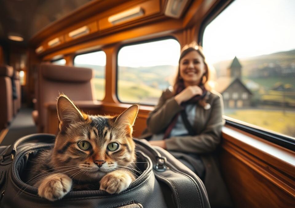 Podróżowanie z kotem pociągiem – Wszystko, co musisz o tym wiedzieć!