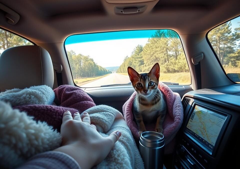 Podróżowanie z kotem samochodem – Wszystko, co musisz o tym wiedzieć!