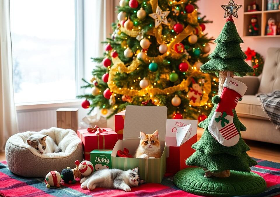 Prezenty świąteczne dla kociarzy – praktyczne i urocze pomysły