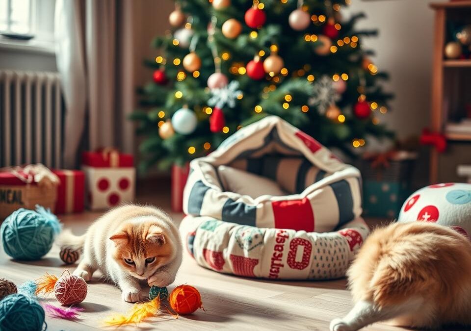 Świąteczne DIY dla kotów – pomysły na zabawki i legowiska
