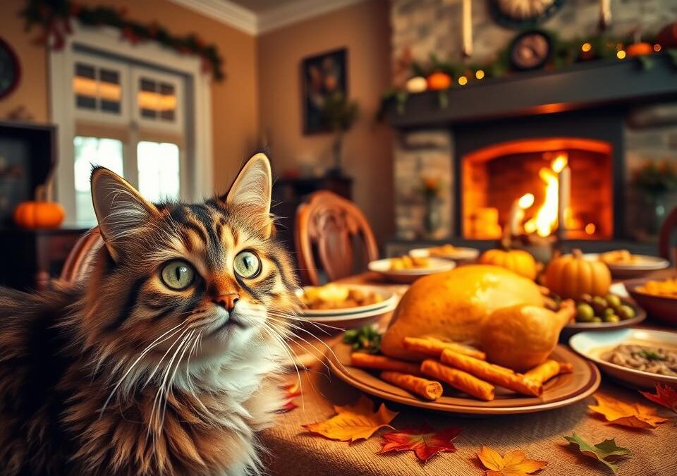 Święto Dziękczynienia oczami kota – za co Twój kot jest wdzięczny?