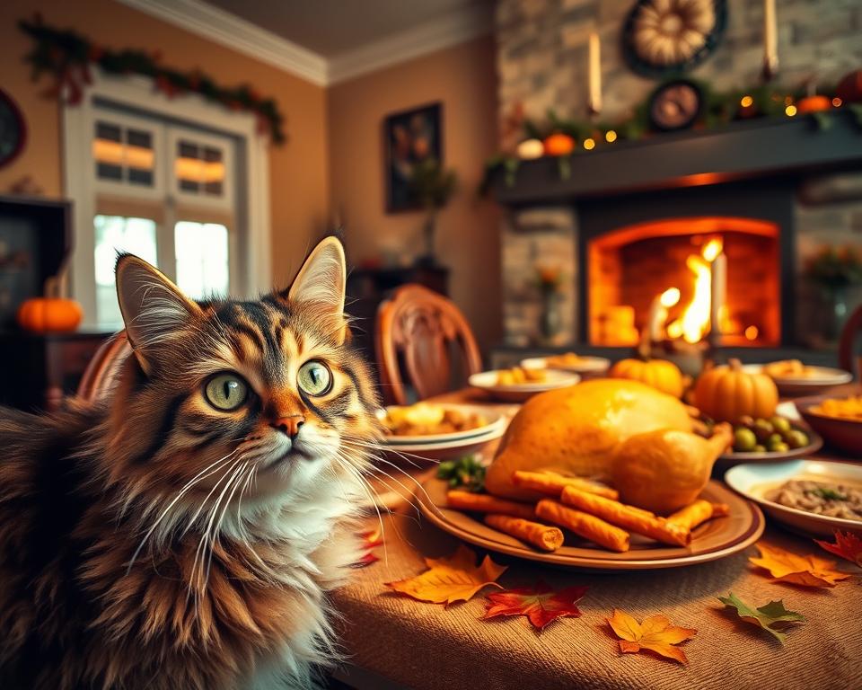 prezent na Święto Dziękczynienia dla kota
