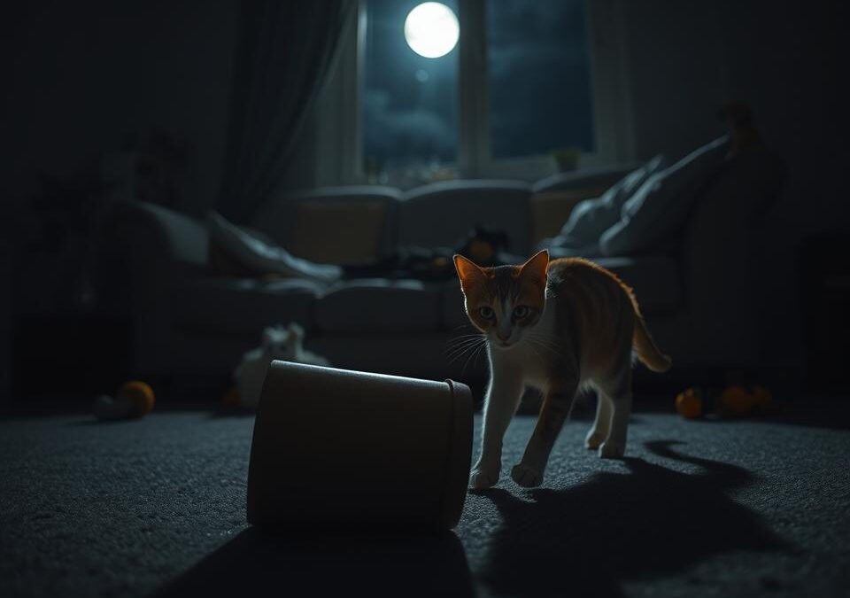 Problemy z nocnym zachowaniem kota – Wszystko, co musisz o tym wiedzieć!