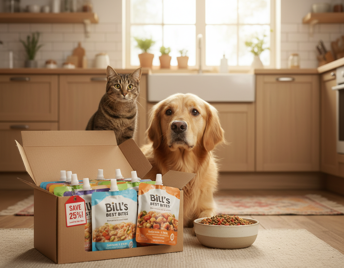 Pakiet mokrej karmy Bill’s z rabatem – gdzie kupić?