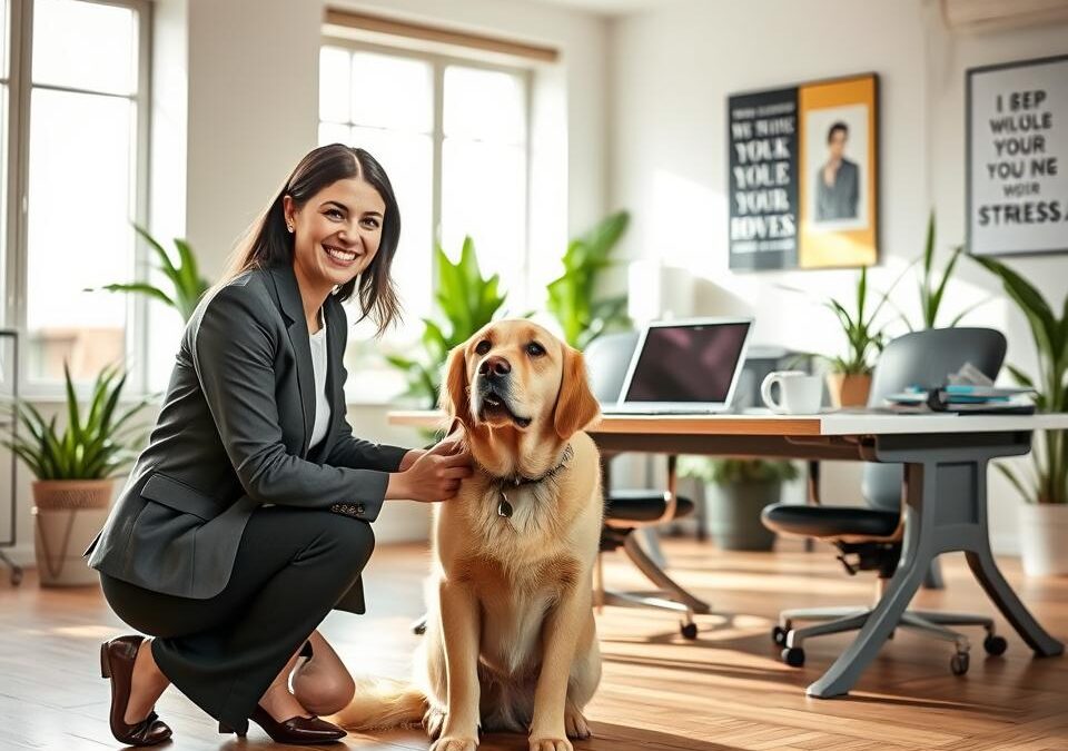 Redukcja stresu w biurze z psem – Wszystko, co musisz o tym wiedzieć!