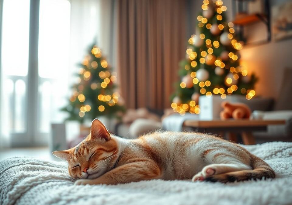 Spokój po Sylwestrze – jak pomóc kotu się zregenerować?